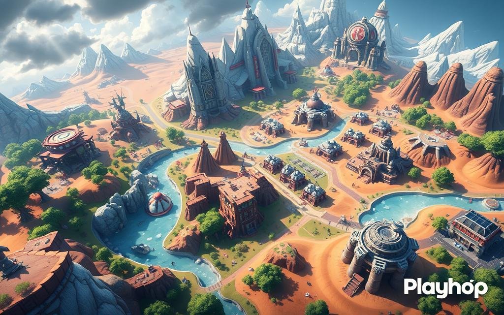 online battle royale game arena