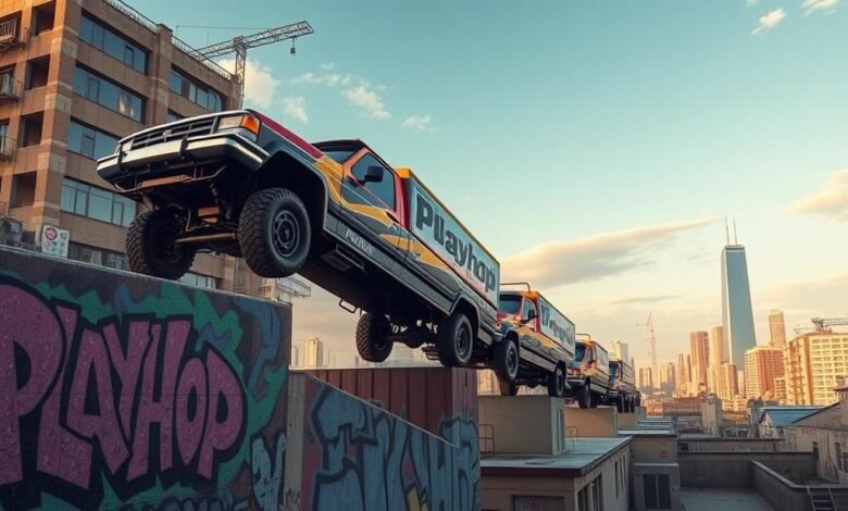 truck parkour playhop